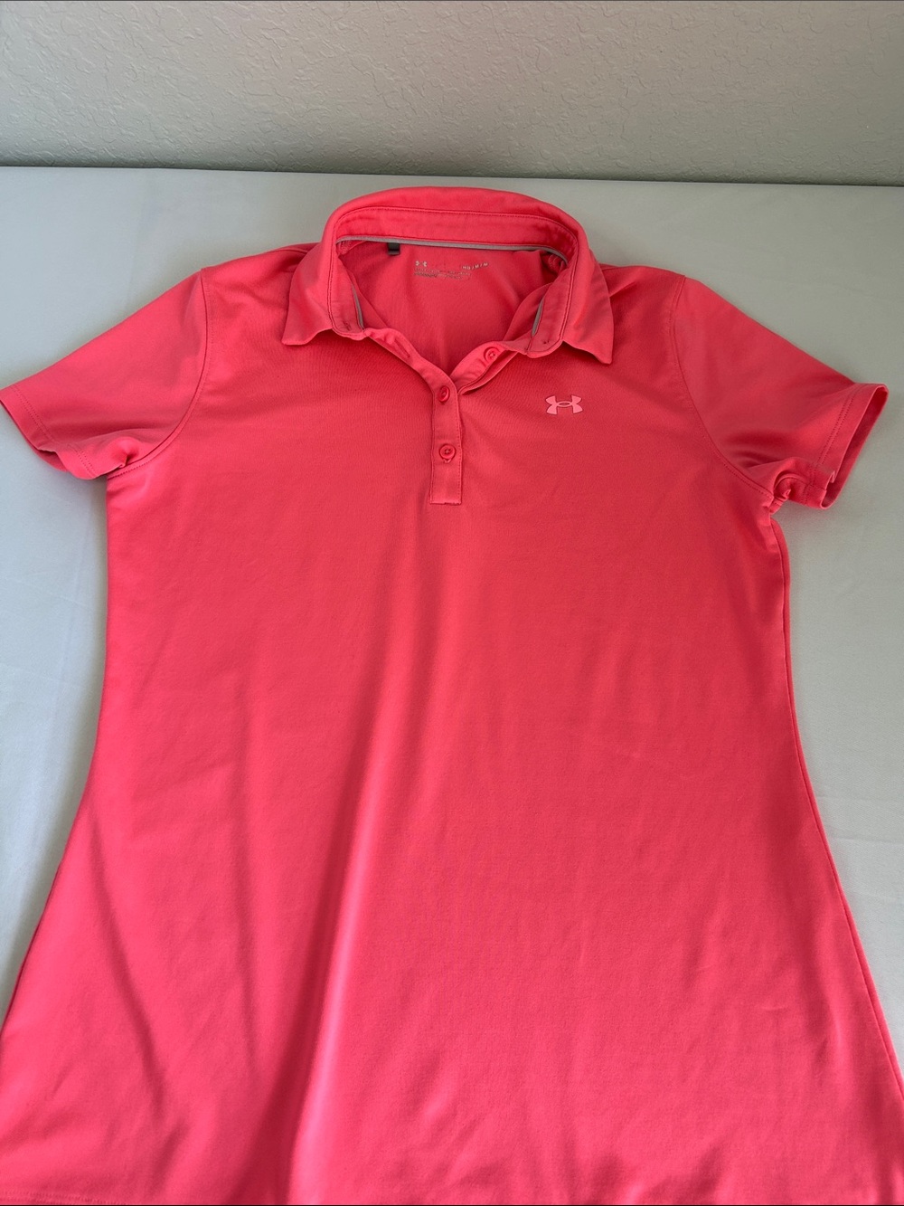 Under Armour Pink HeatGear Polo women’s medium
